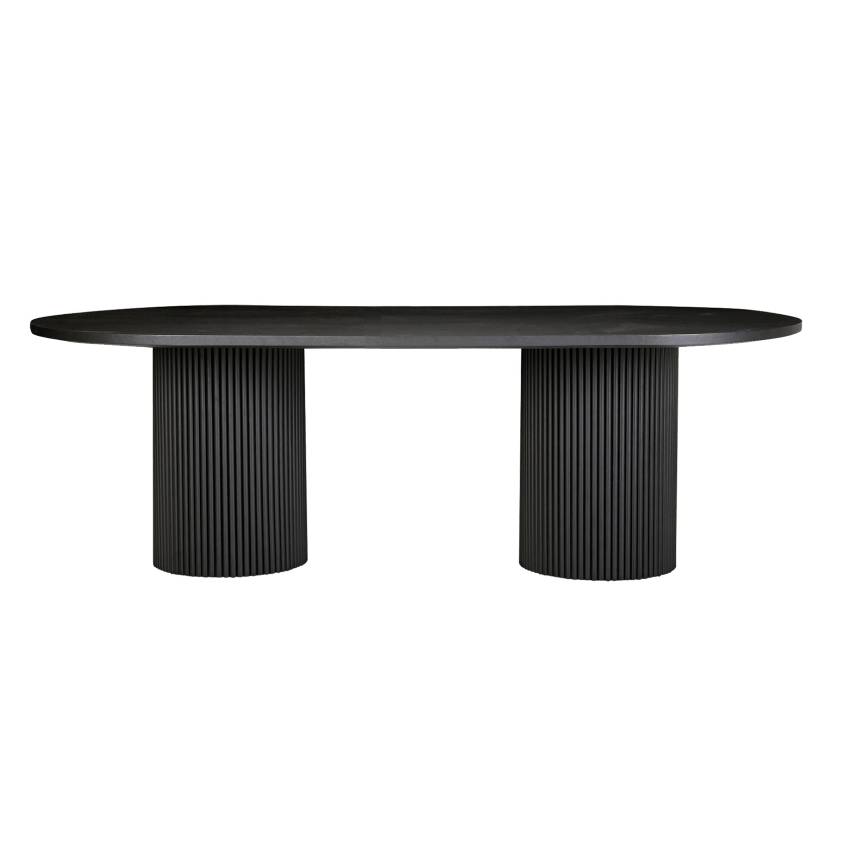 Benjamin Ripple Oval Dining Table - 8 Seater gallery detail image