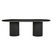 Benjamin Ripple Oval Dining Table - 8 Seater gallery detail image