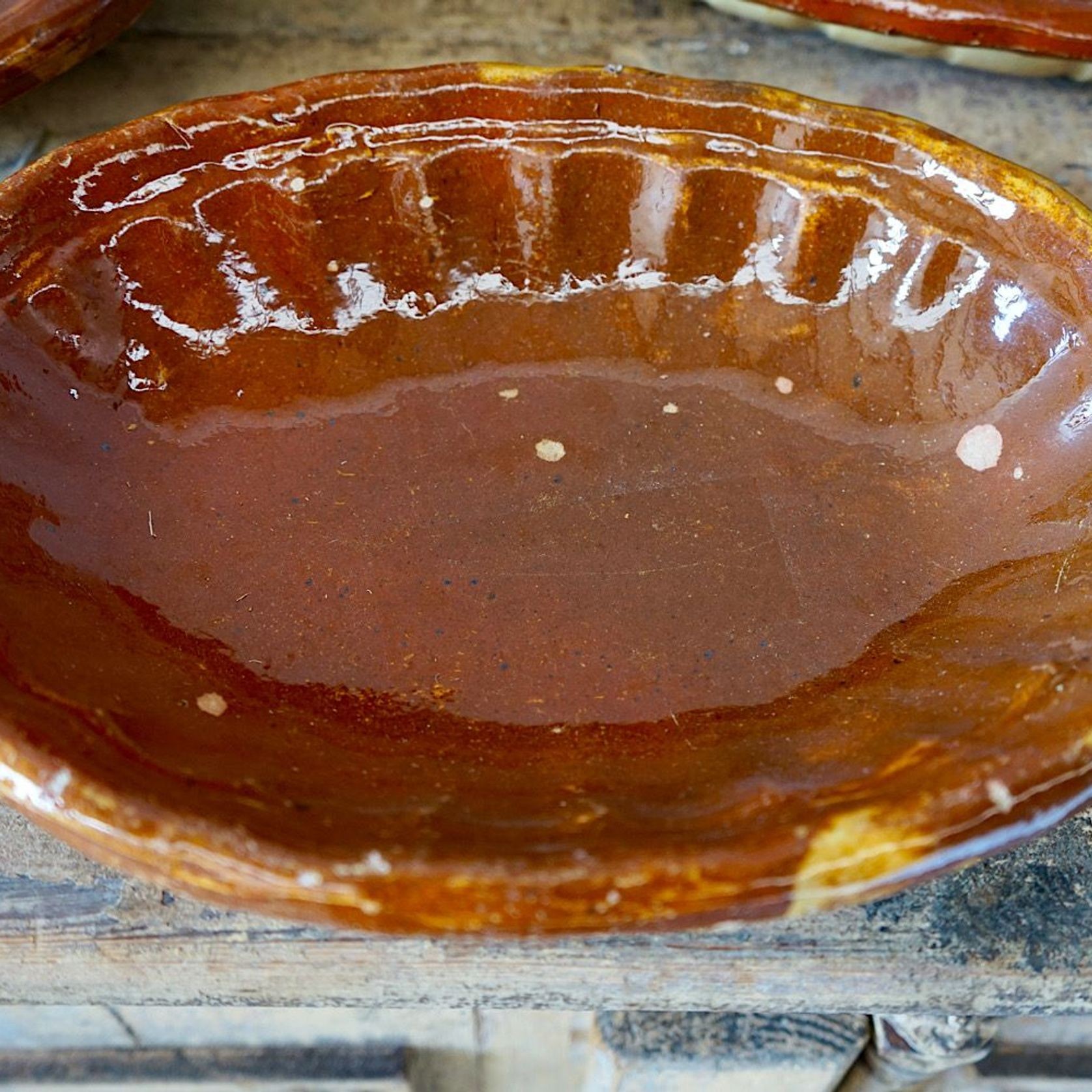French Antique Earthenware Dishes gallery detail image