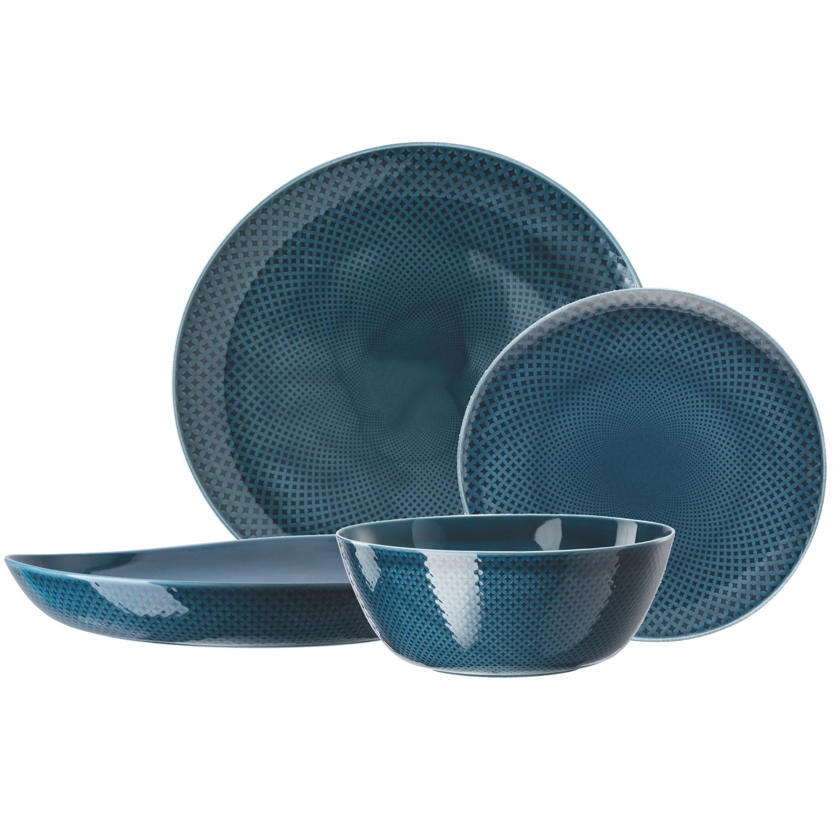 Junto Ocean Blue Dinnerware gallery detail image