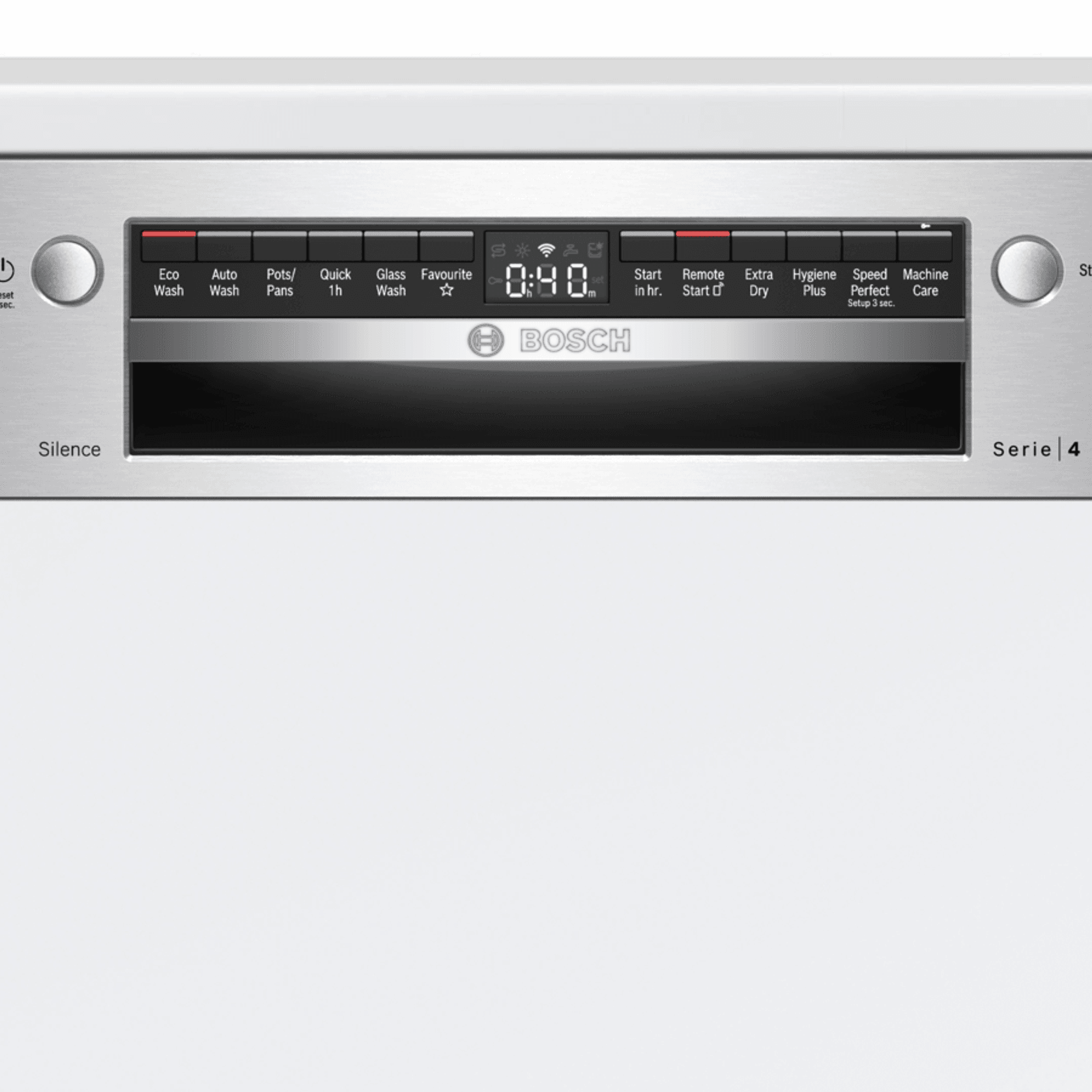 BOSCH SemiIntegrated Dishwasher 60 cm Stainless Steel ArchiPro NZ
