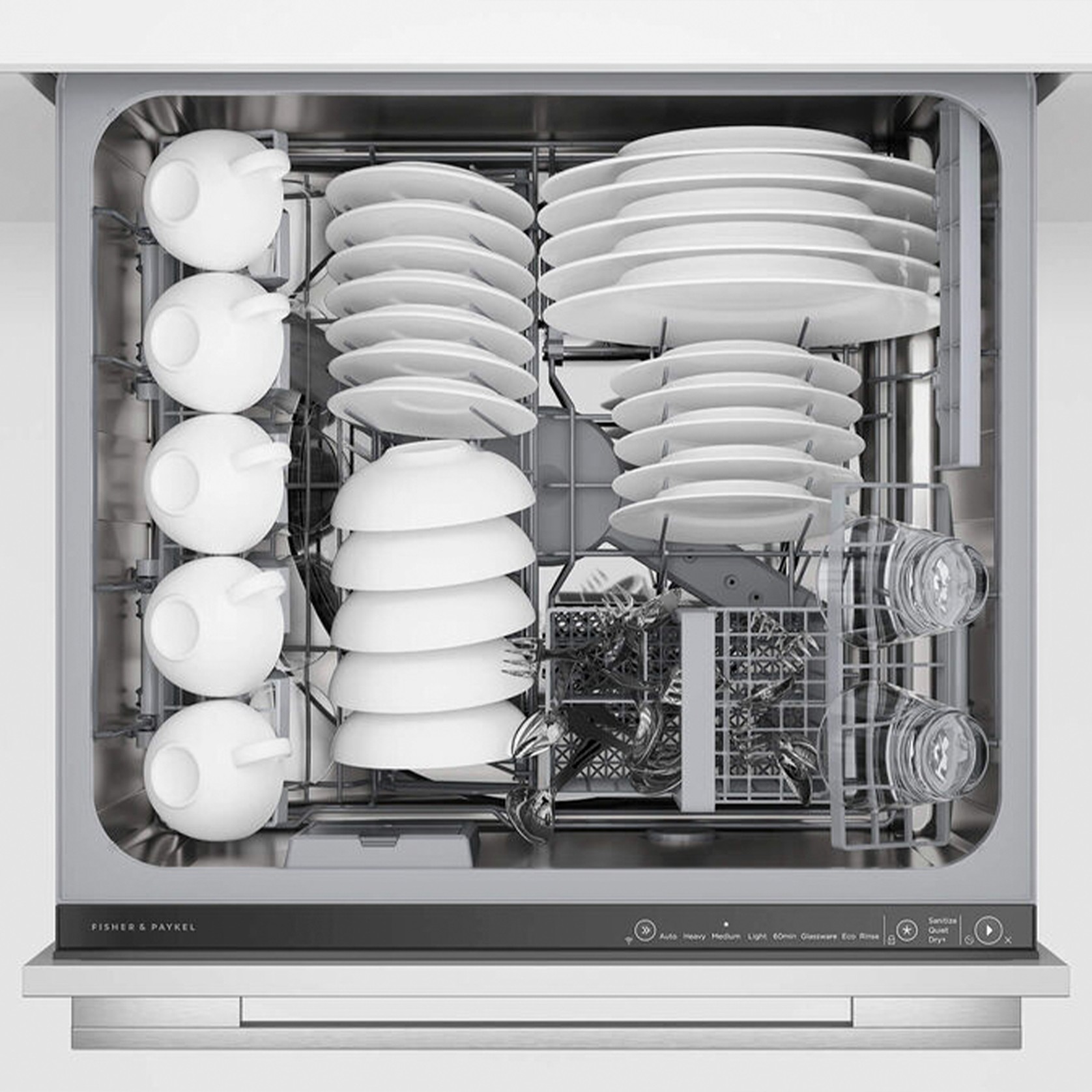 F&P Integrated Double DishDrawer™ Dishwasher, Tall gallery detail image