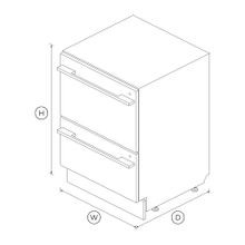 Double DishDrawer Dishwasher, Stainless Steel, Sanitise gallery detail image