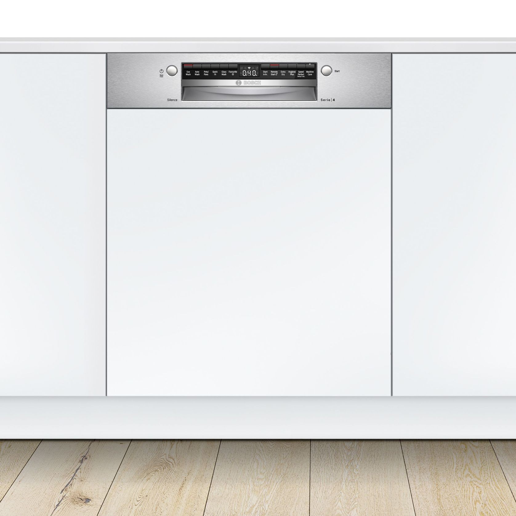 BOSCH | Semi-Integrated Dishwasher 60 cm Stainless Steel gallery detail image