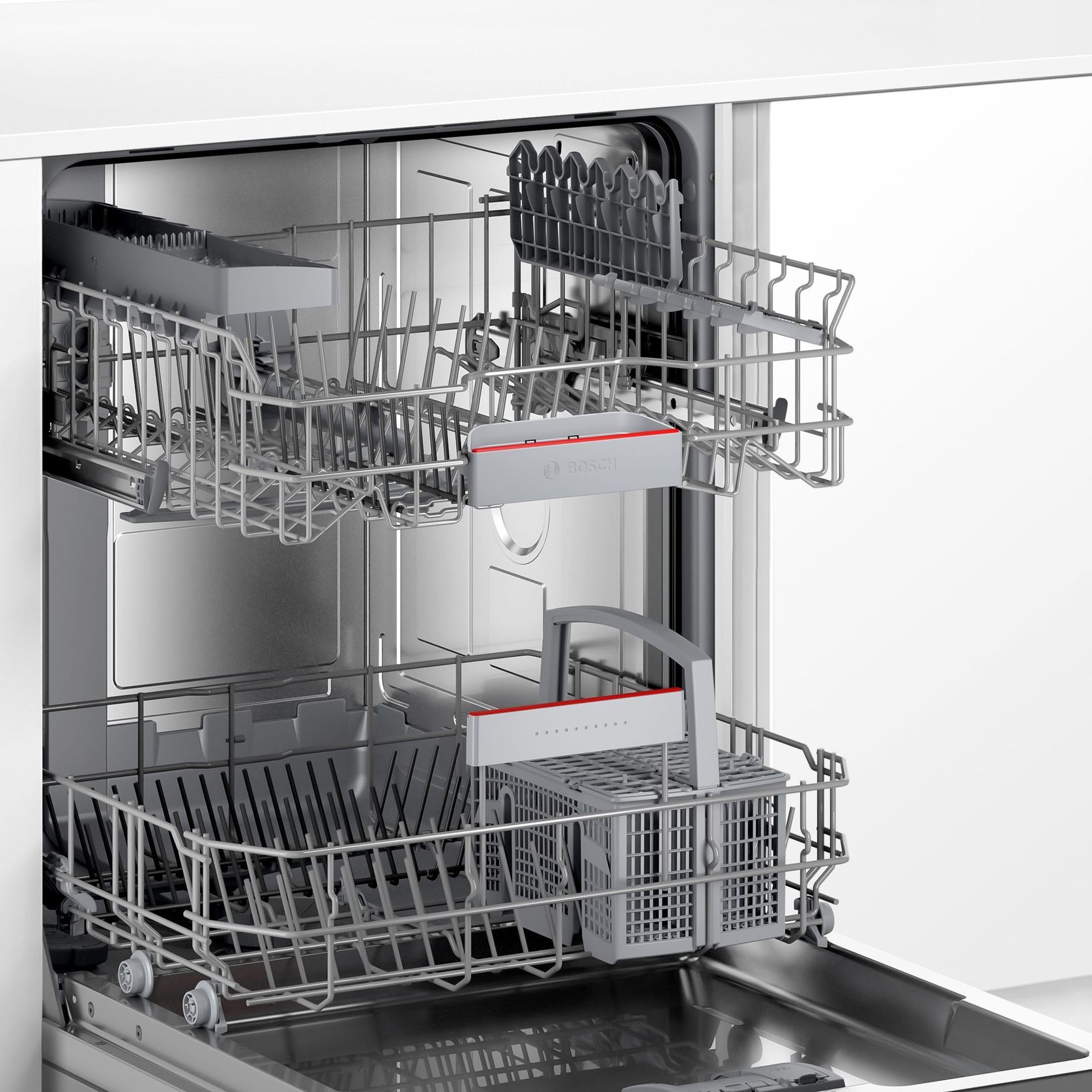 BOSCH SemiIntegrated Dishwasher 60 cm Stainless Steel ArchiPro NZ