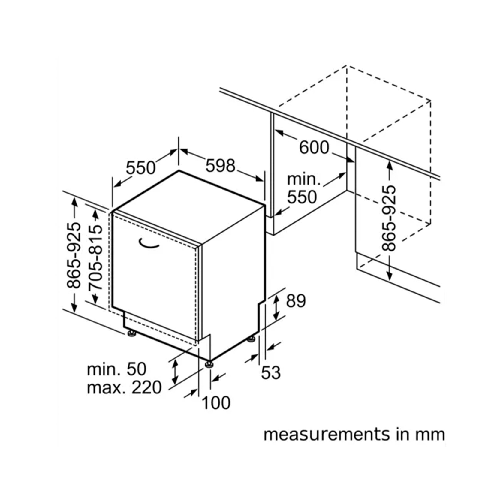 Bosch Series 8 Fully-Integrated Dishwasher 60cm Tall gallery detail image