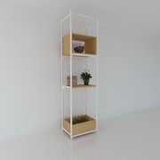 FlexiTubo Modular Display System - Upright Starter Bay gallery detail image