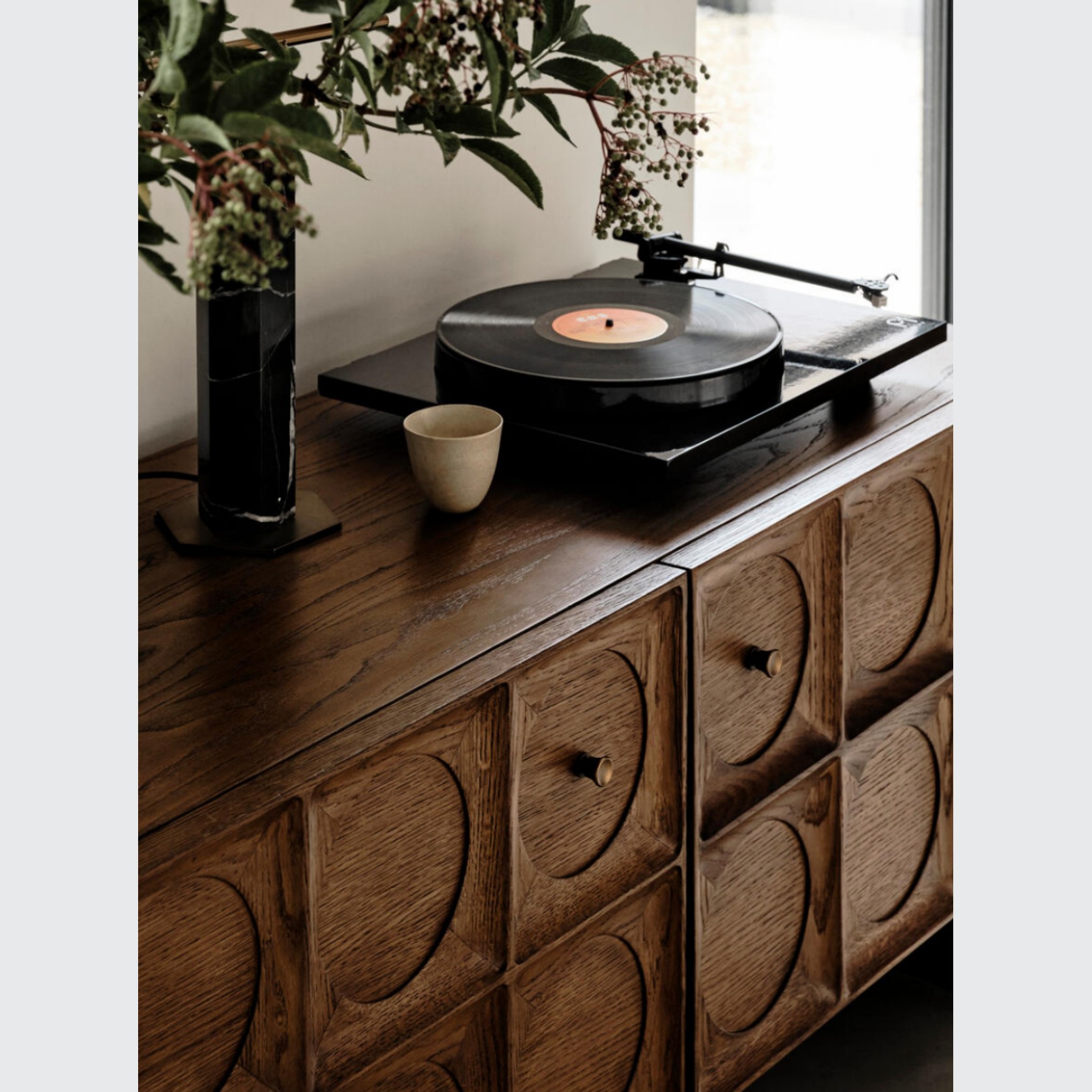 Soho Home | Marcel Media Unit | Medium Oak gallery detail image