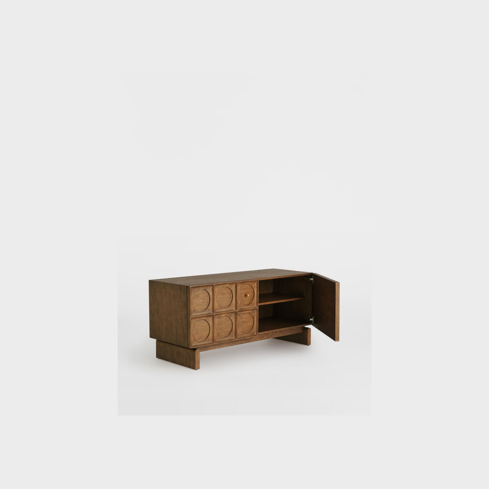 Soho Home | Marcel Media Unit | Medium Oak gallery detail image