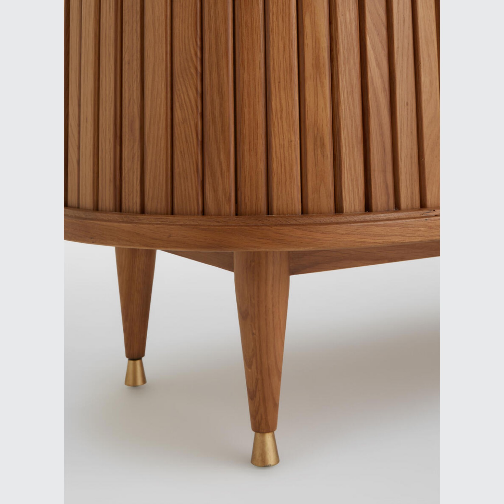 Soho Home | Nora Tambour Sideboard | Marquina Marble gallery detail image