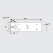 Dorma BTS804A EN4 Floor Spring Body Combi Pack Alumin gallery detail image