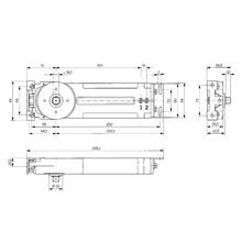 Dorma RTS85T EN3 Transom Closer NonHold Open Combi Pack gallery detail image