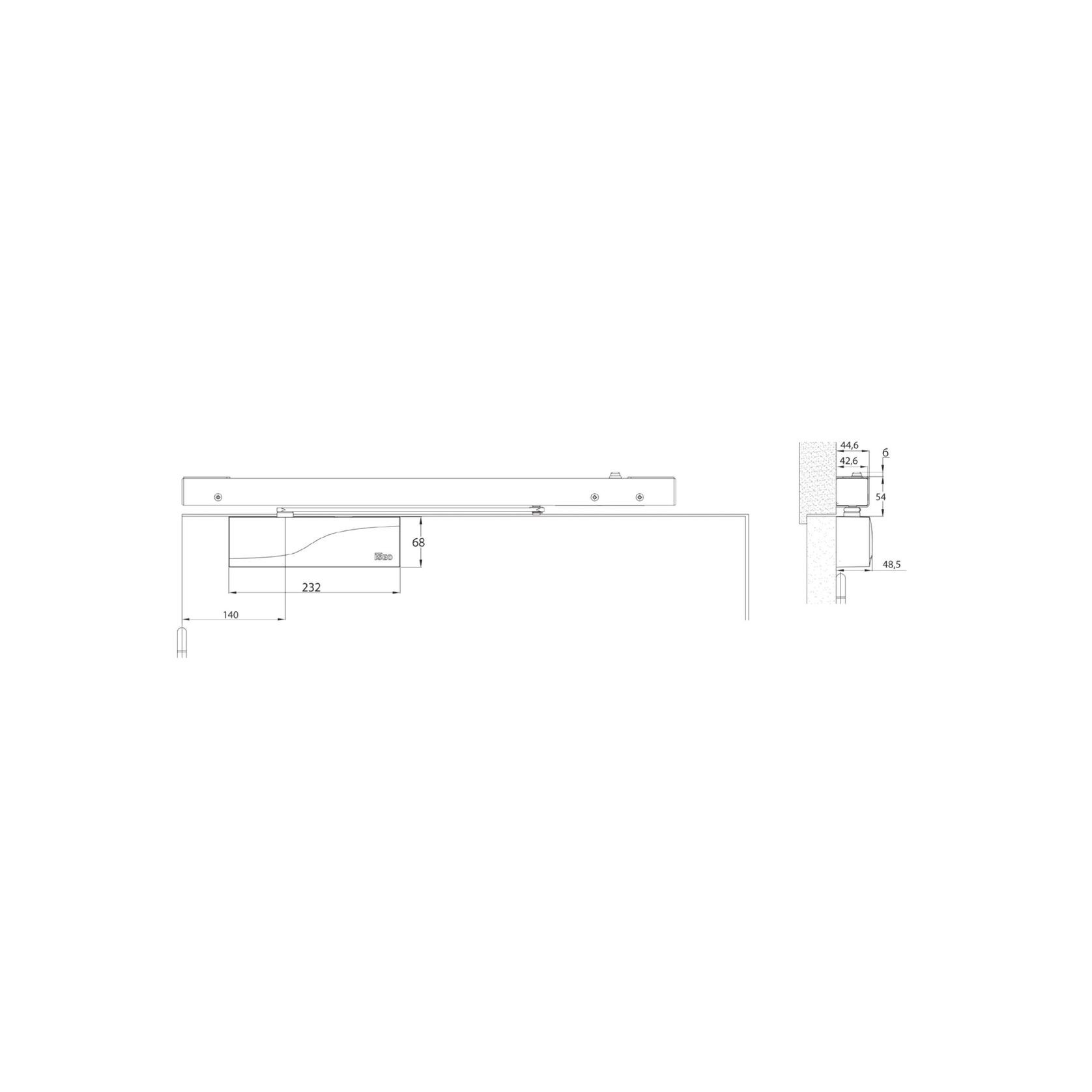 BCS200 Door Closer  gallery detail image