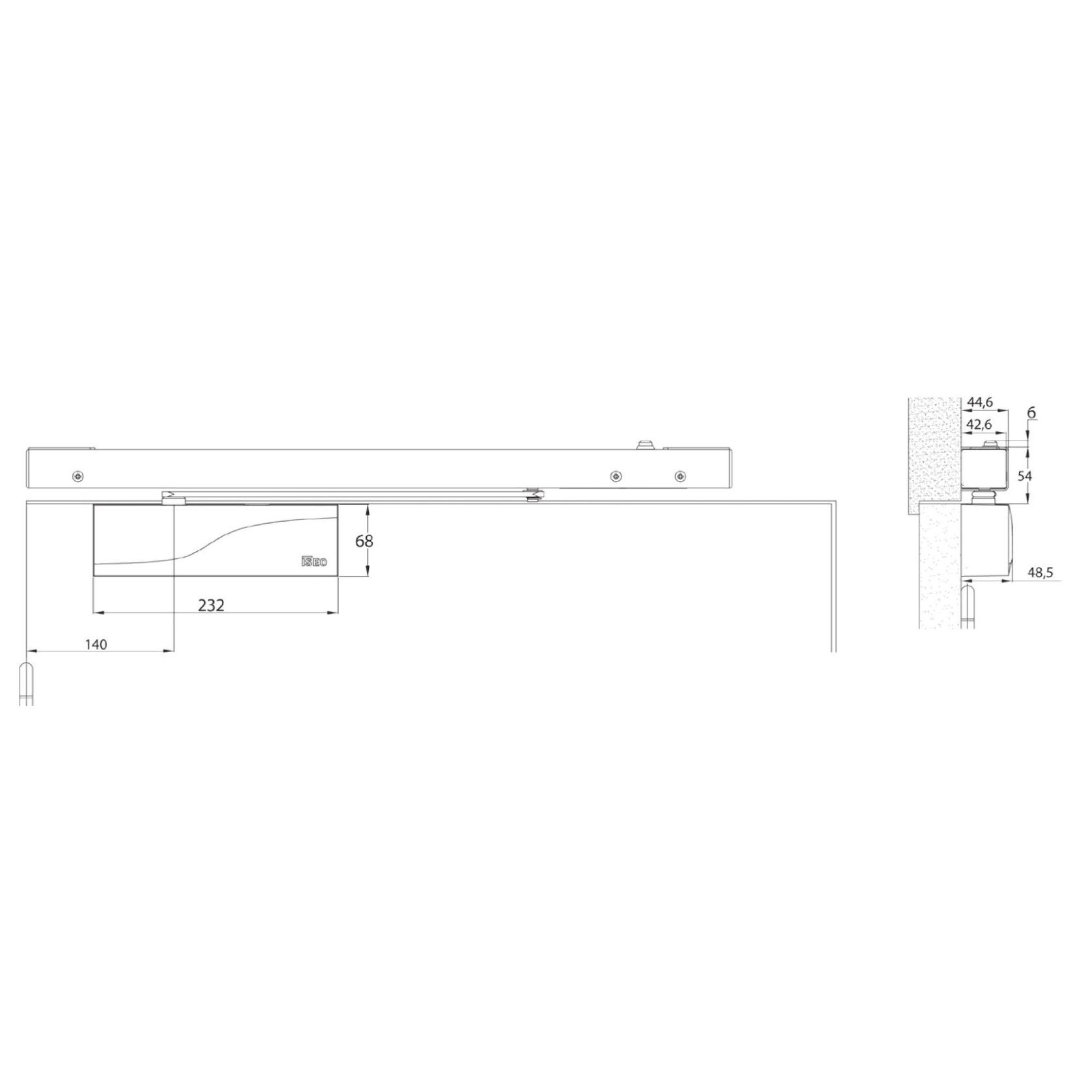 BCS200 Door Closer  gallery detail image