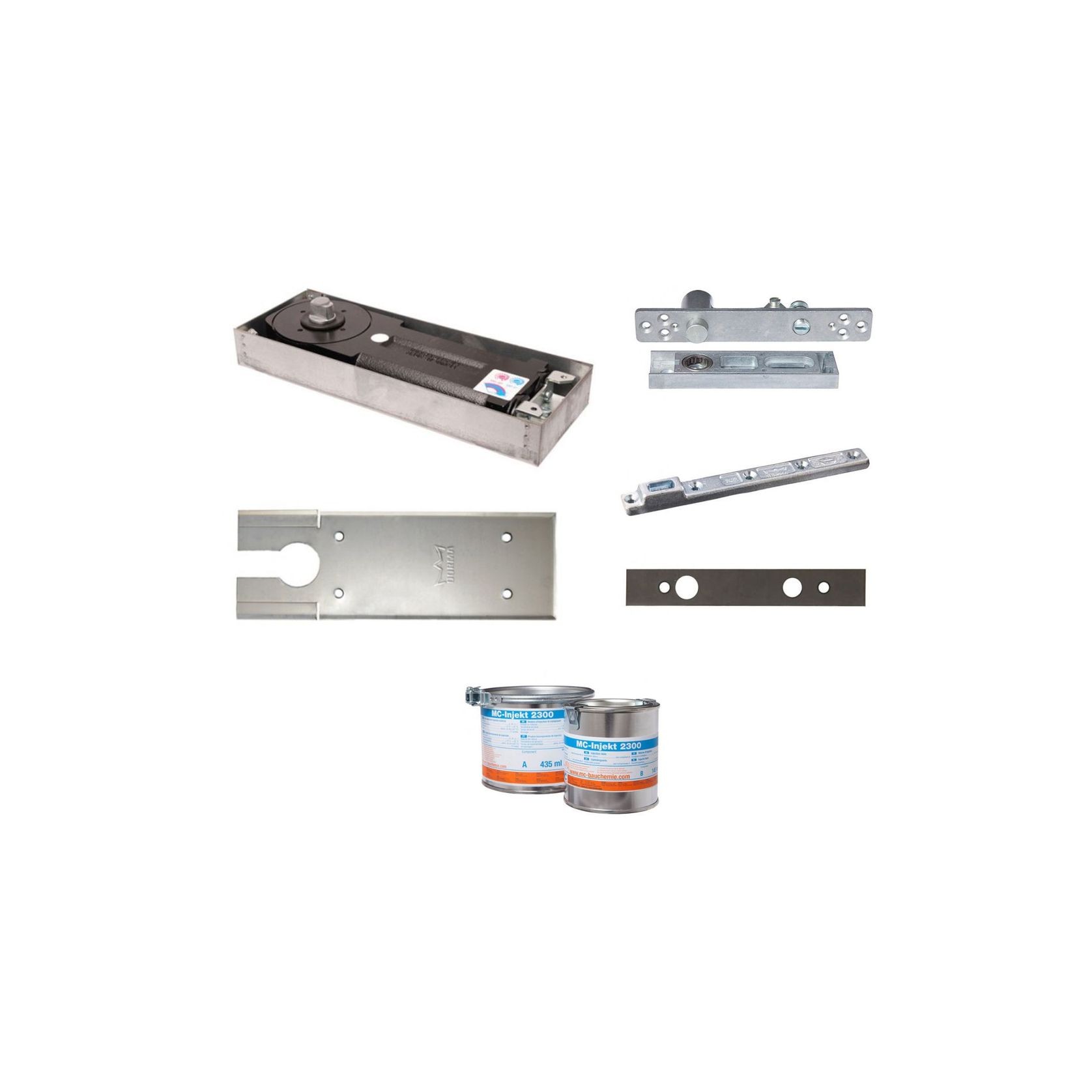 Dorma BTS84 Floor Spring for Timber and Aluminium Doors gallery detail image