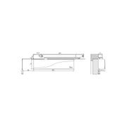 ISEO Hydraulic Door Closer, Sliding Arm - IS315 gallery detail image