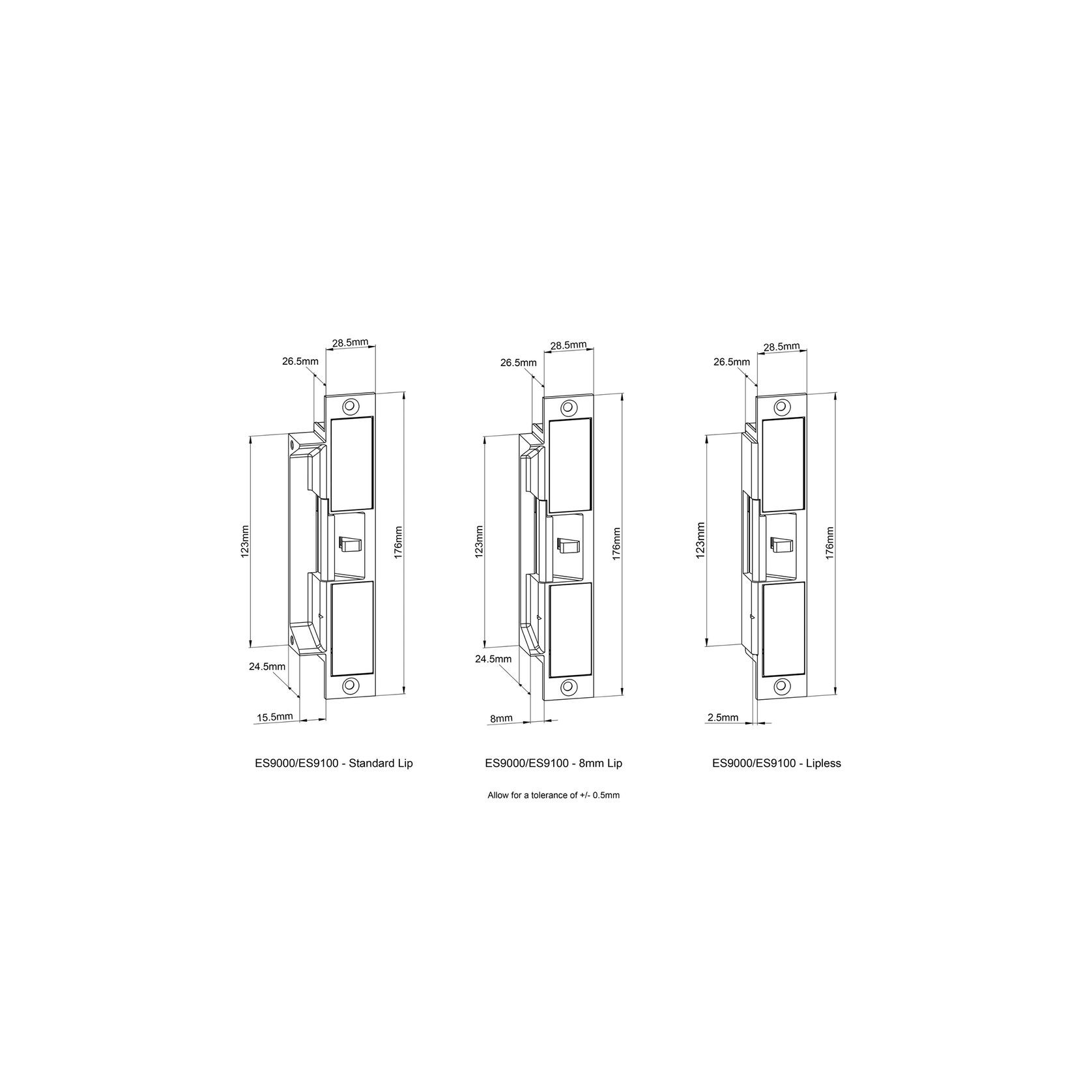 Lockwood ES9000 Pre-Load Electric Strike gallery detail image