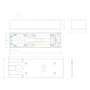 Dorma Floor Spring NonHold Open DBL Action Kit BTS75VT gallery detail image