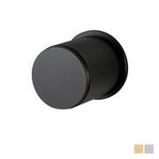 Buster and Punch Cross-Knurl Door Knob on Round Rose gallery detail image