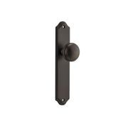 Iver Paddington Door Knob on Shouldered Backplate Signature Brass gallery detail image