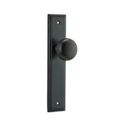 Iver Cambridge Door Knob on Stepped Backplate Signature Brass gallery detail image