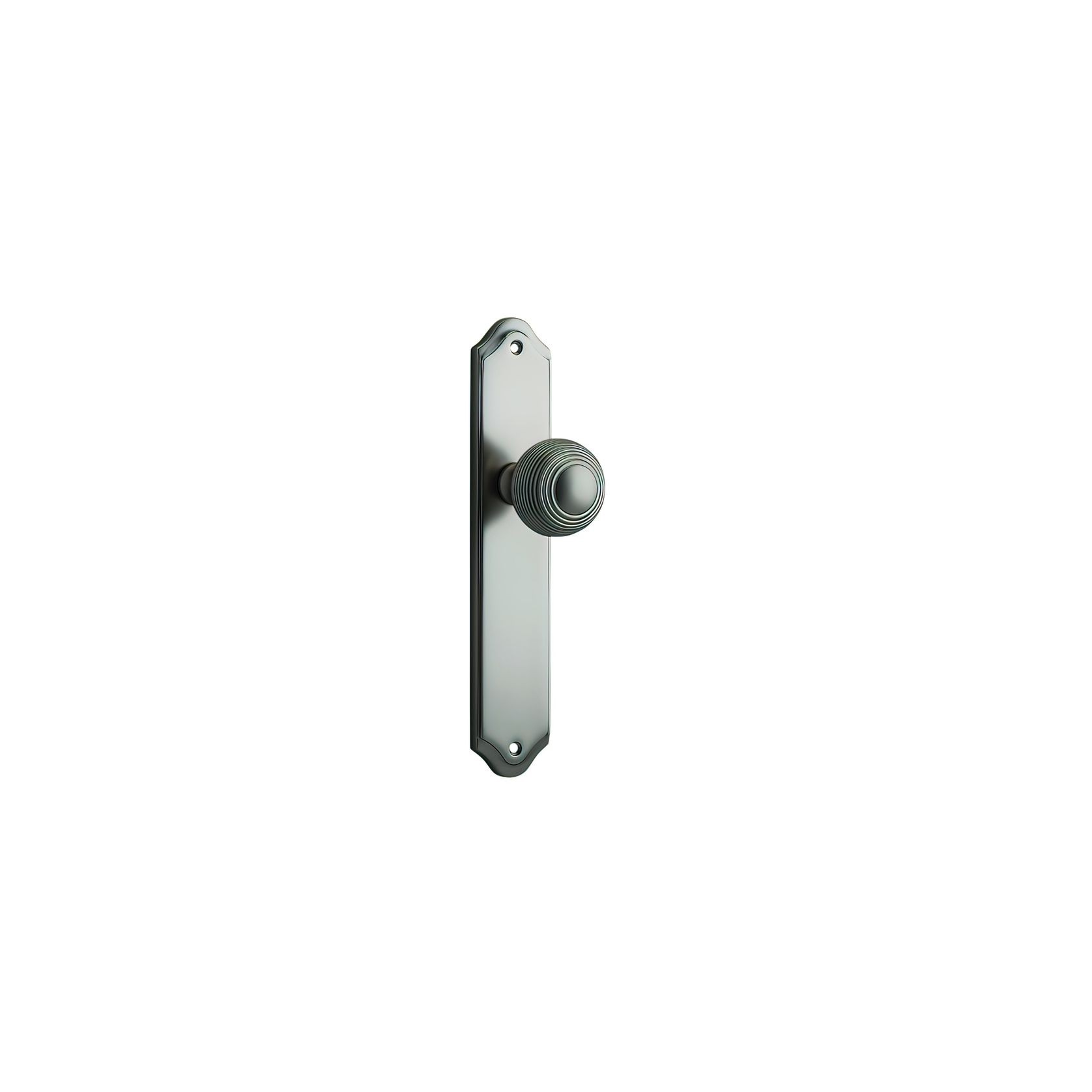Iver Guildford Door Knob on Shouldered Backplate Satin Nickel - Customise to your needs gallery detail image