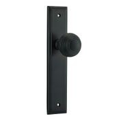 Iver Guildford Door Knob on Stepped Backplate Signature Brass gallery detail image