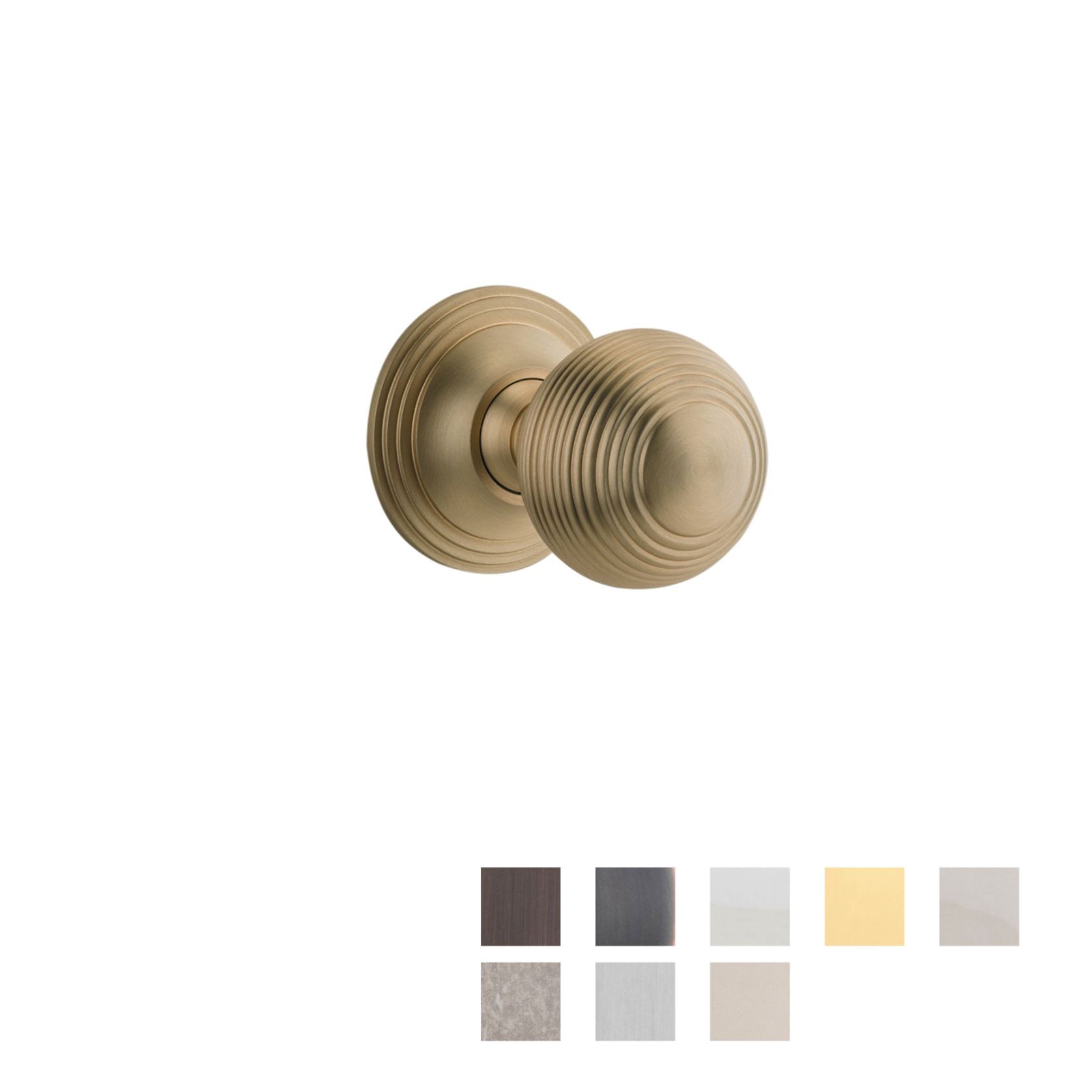 Iver Guildford Door Knob on Round Rose gallery detail image