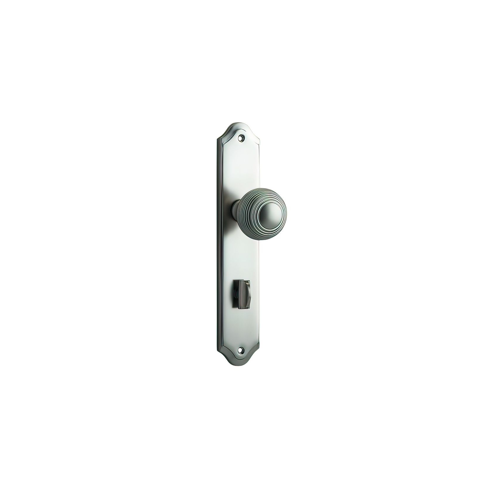 Iver Guildford Door Knob on Shouldered Backplate Satin Nickel - Customise to your needs gallery detail image