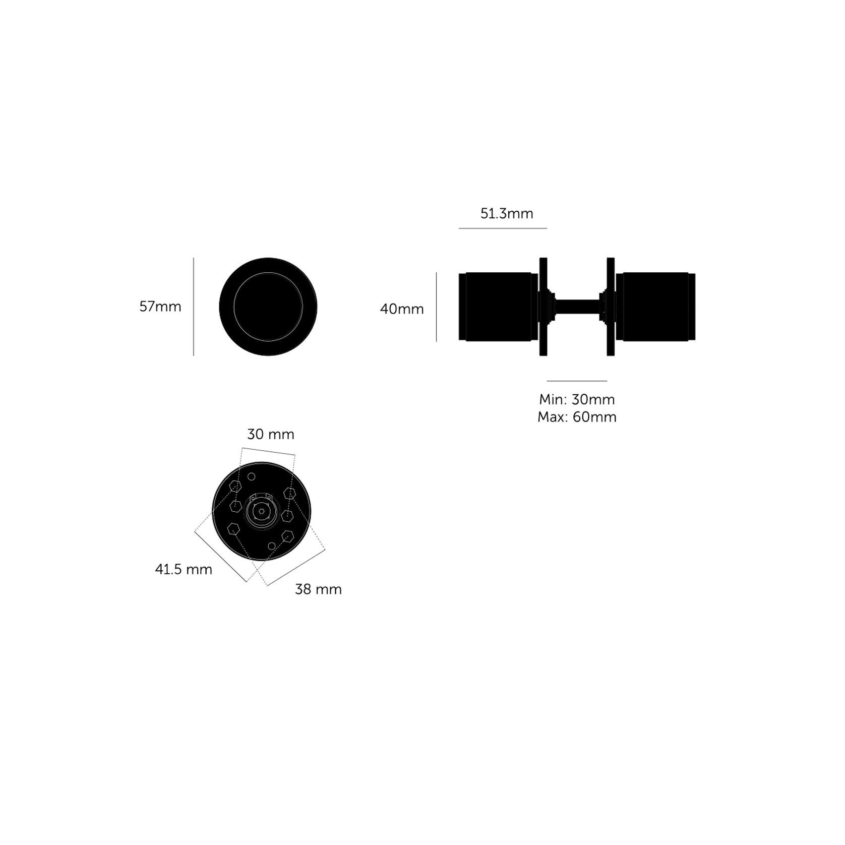 Buster and Punch Door Knob set Linear gallery detail image