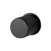 Buster and Punch Cross-Knurl Door Knob on Round Rose gallery detail image
