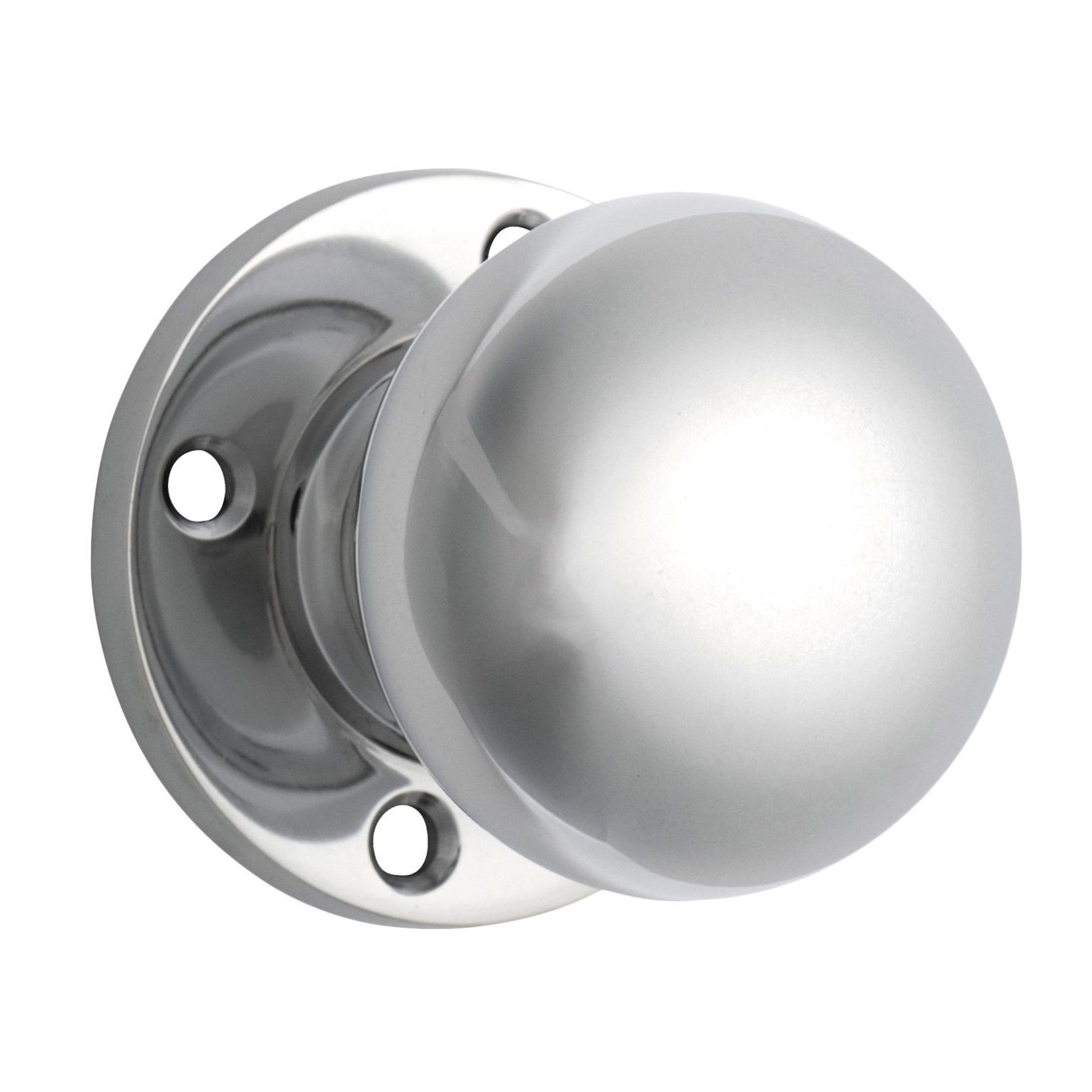 Tradco Retro Fit Mortice Knob on Round Rose gallery detail image