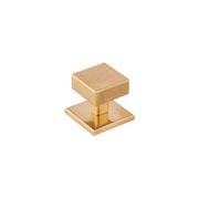 Armac Martin - Digbeth Square Cabinet Knob with Plate gallery detail image