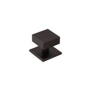 Armac Martin - Digbeth Square Cabinet Knob with Plate gallery detail image