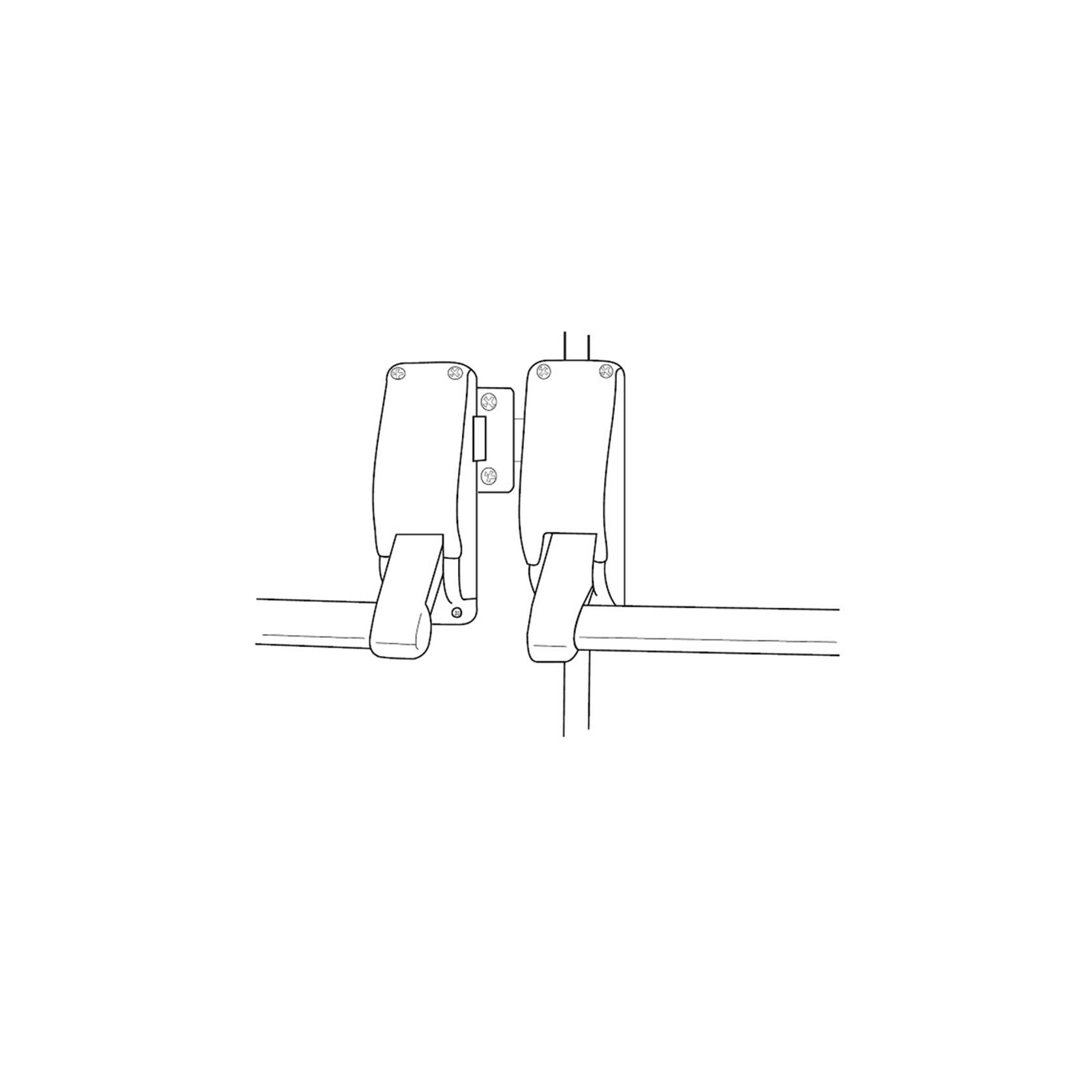 Briton Panic Bar Pack DBL Door Selector Knob LPED007 gallery detail image