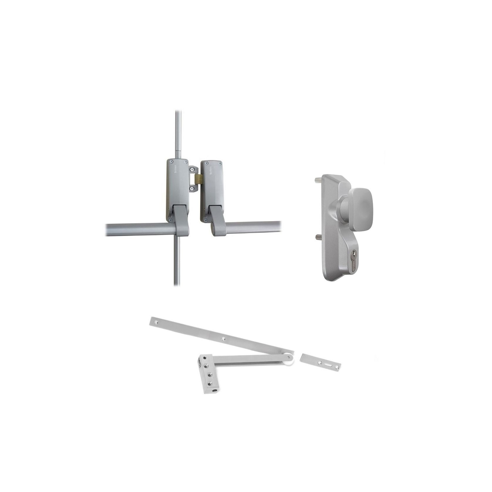 Briton Panic Bar Pack DBL Door Selector Knob LPED007 gallery detail image