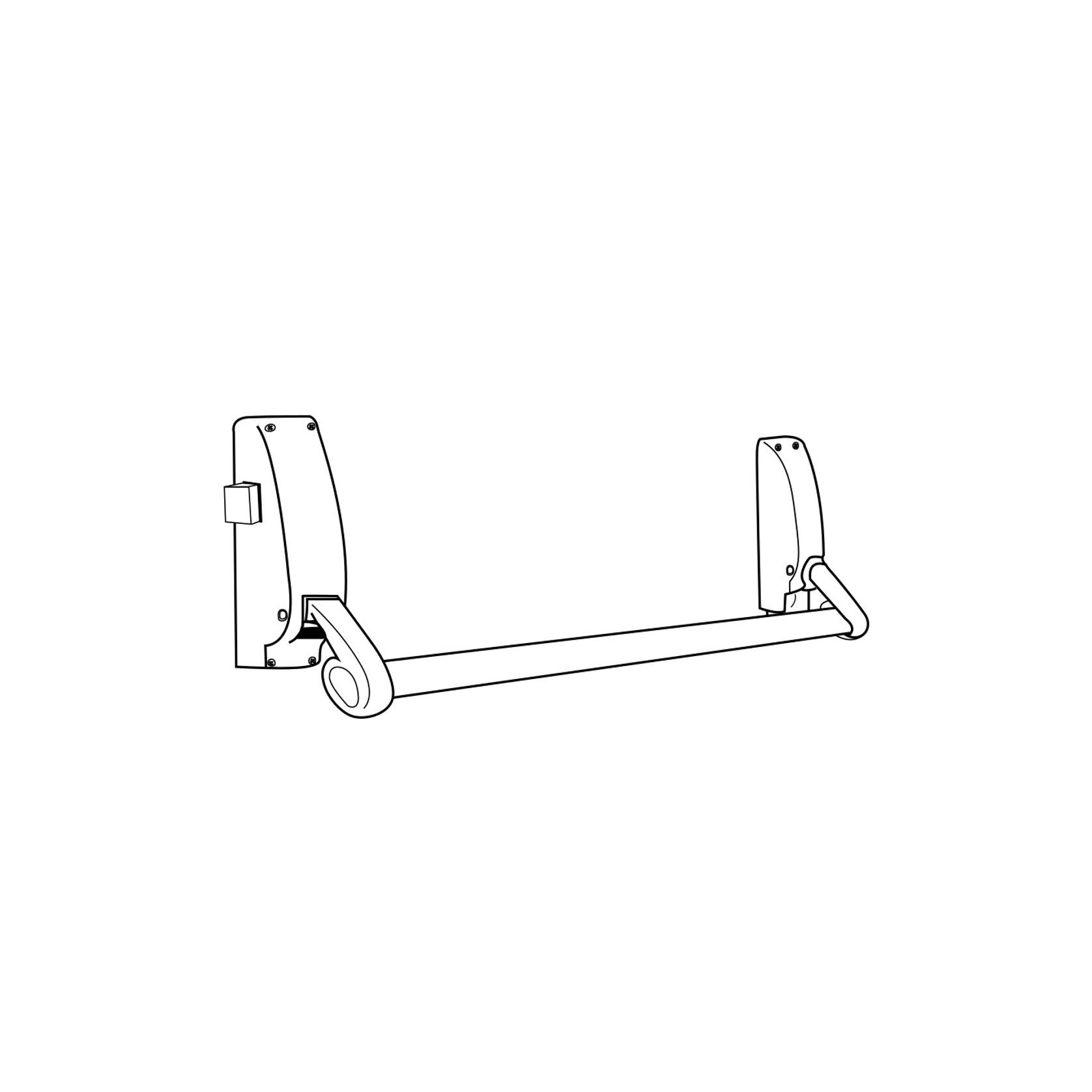 Briton Door Lock Pack Panic Latch Knob LPED009 gallery detail image