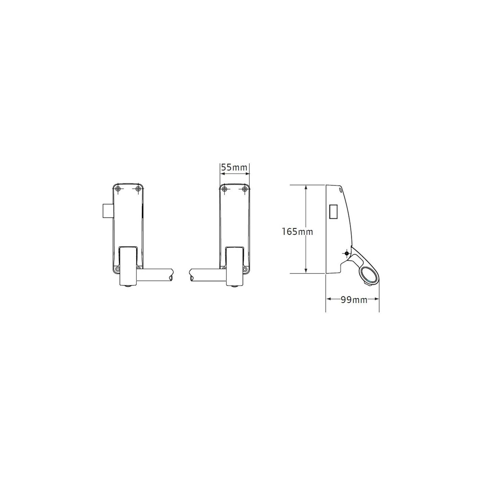 Briton Door Lock Pack Panic Latch Knob LPED009 gallery detail image