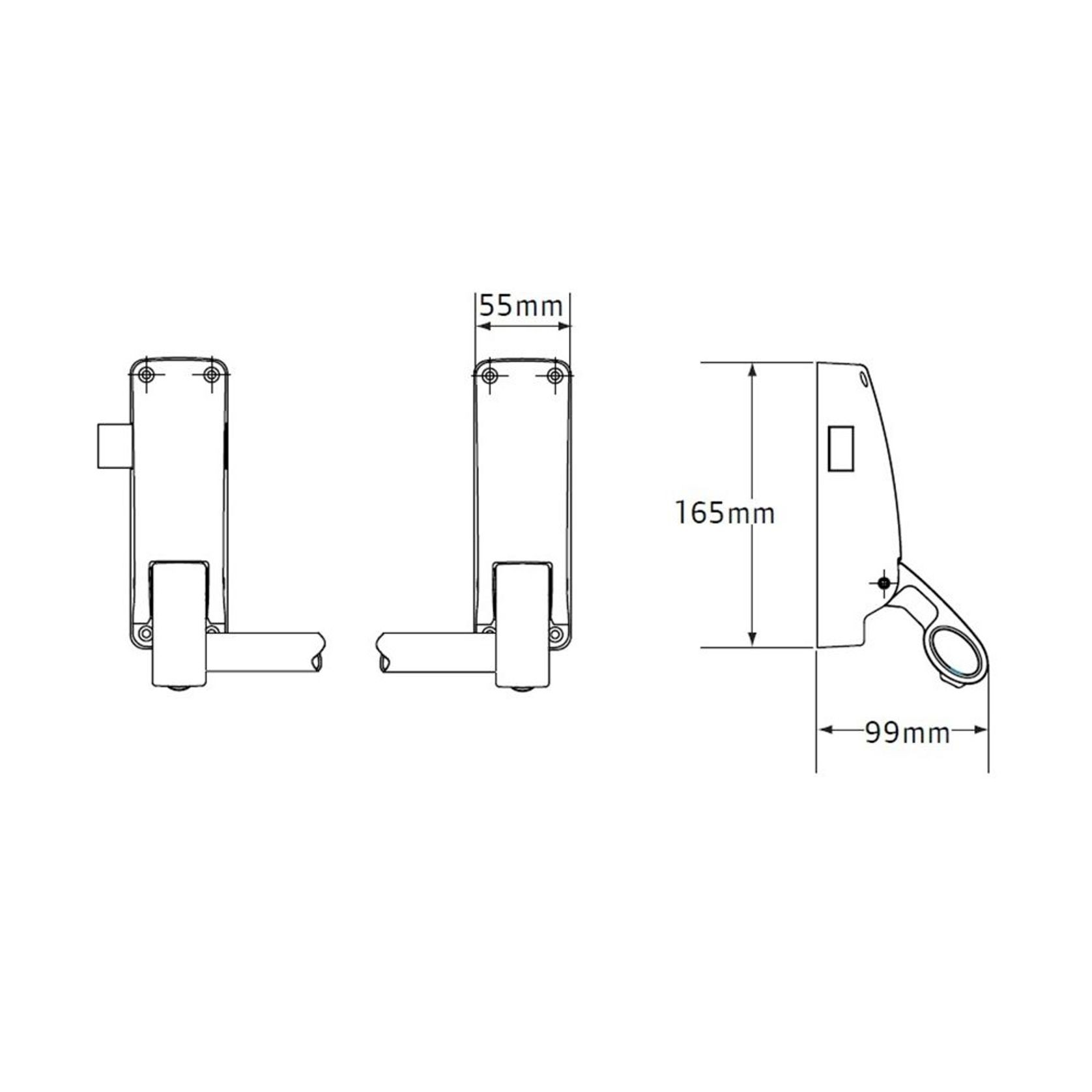 Briton Door Lock Pack Panic Latch Knob LPED009 gallery detail image