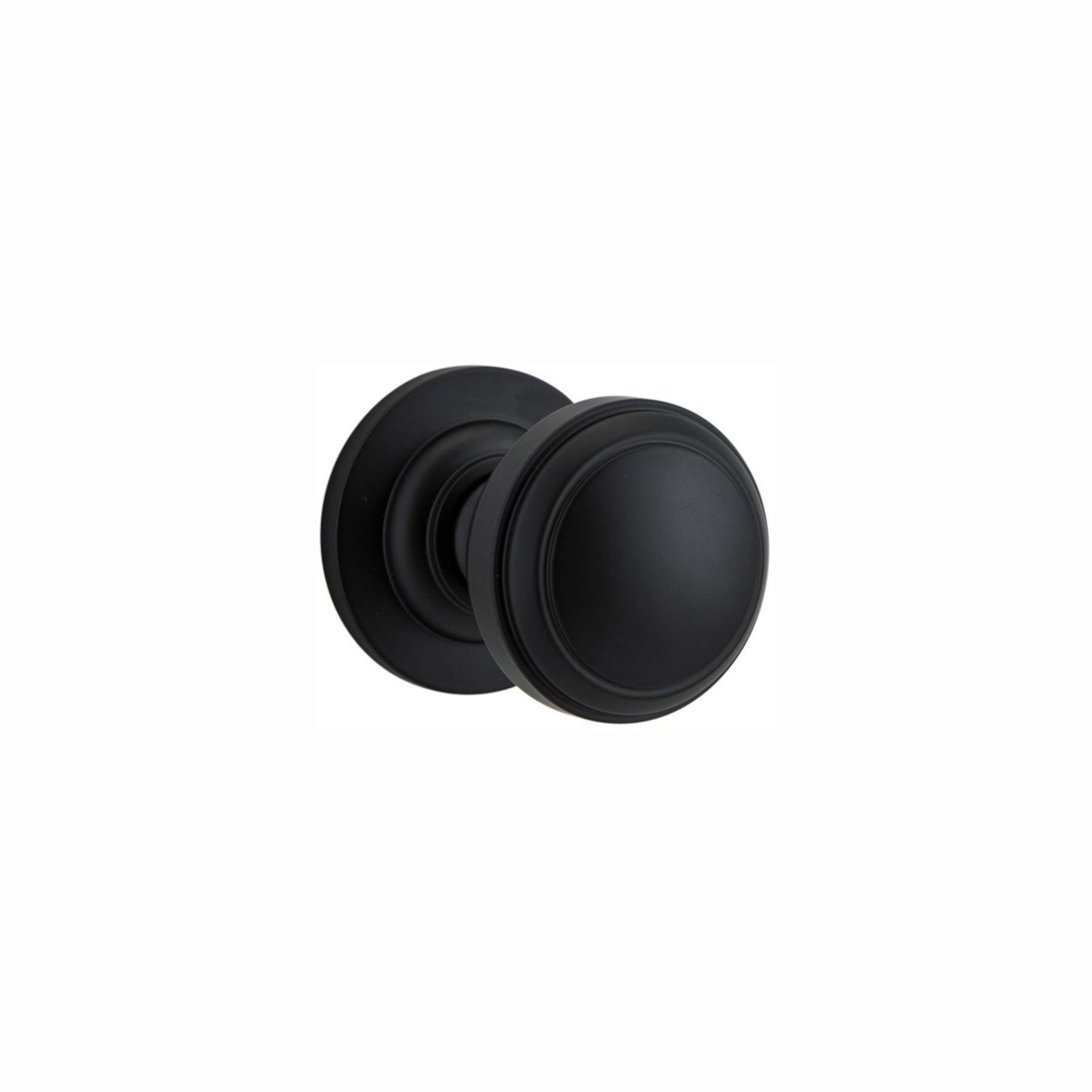 Iver Paddington Door Knob on Round Rose Passage gallery detail image