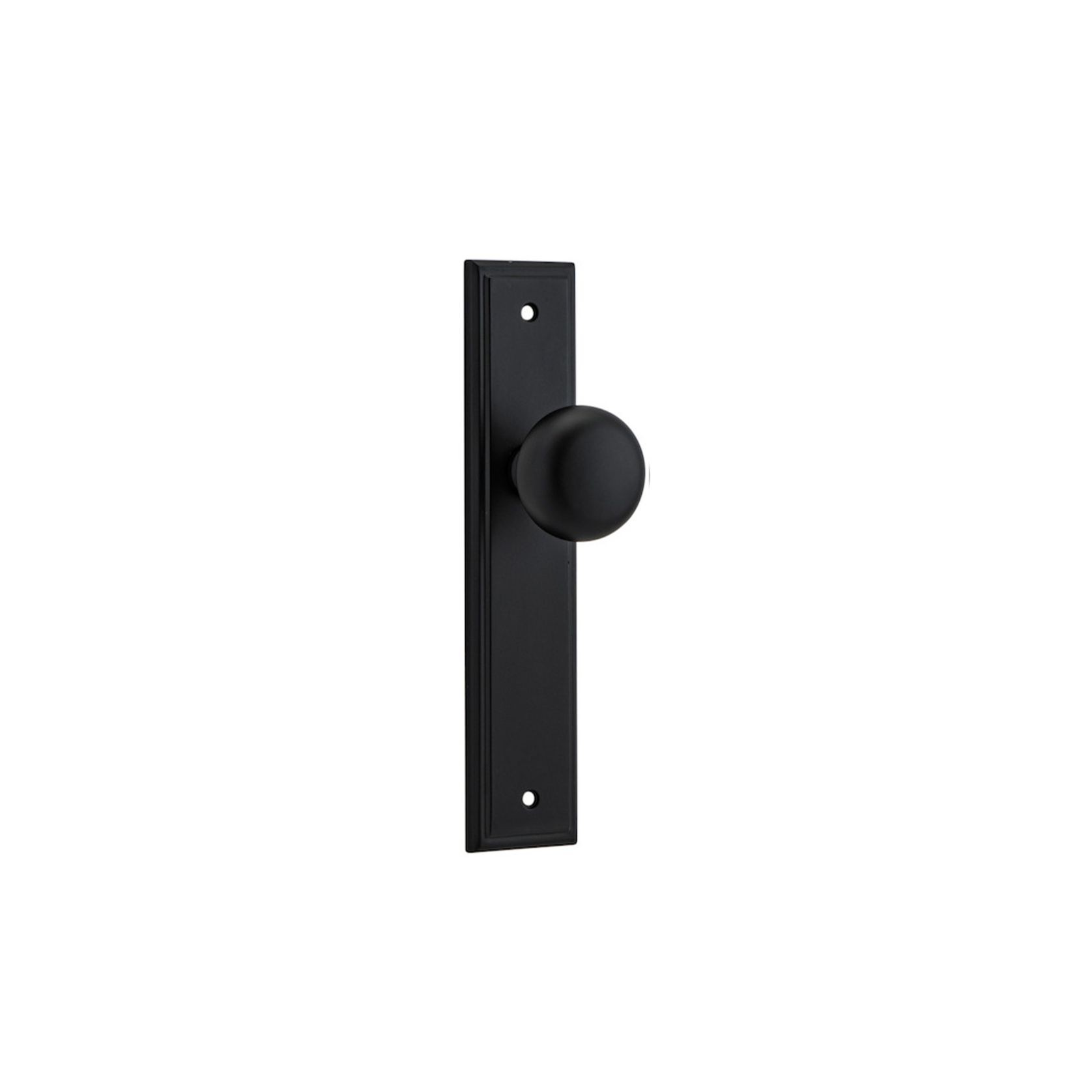 Cambridge Door Knob Stepped Backplate gallery detail image