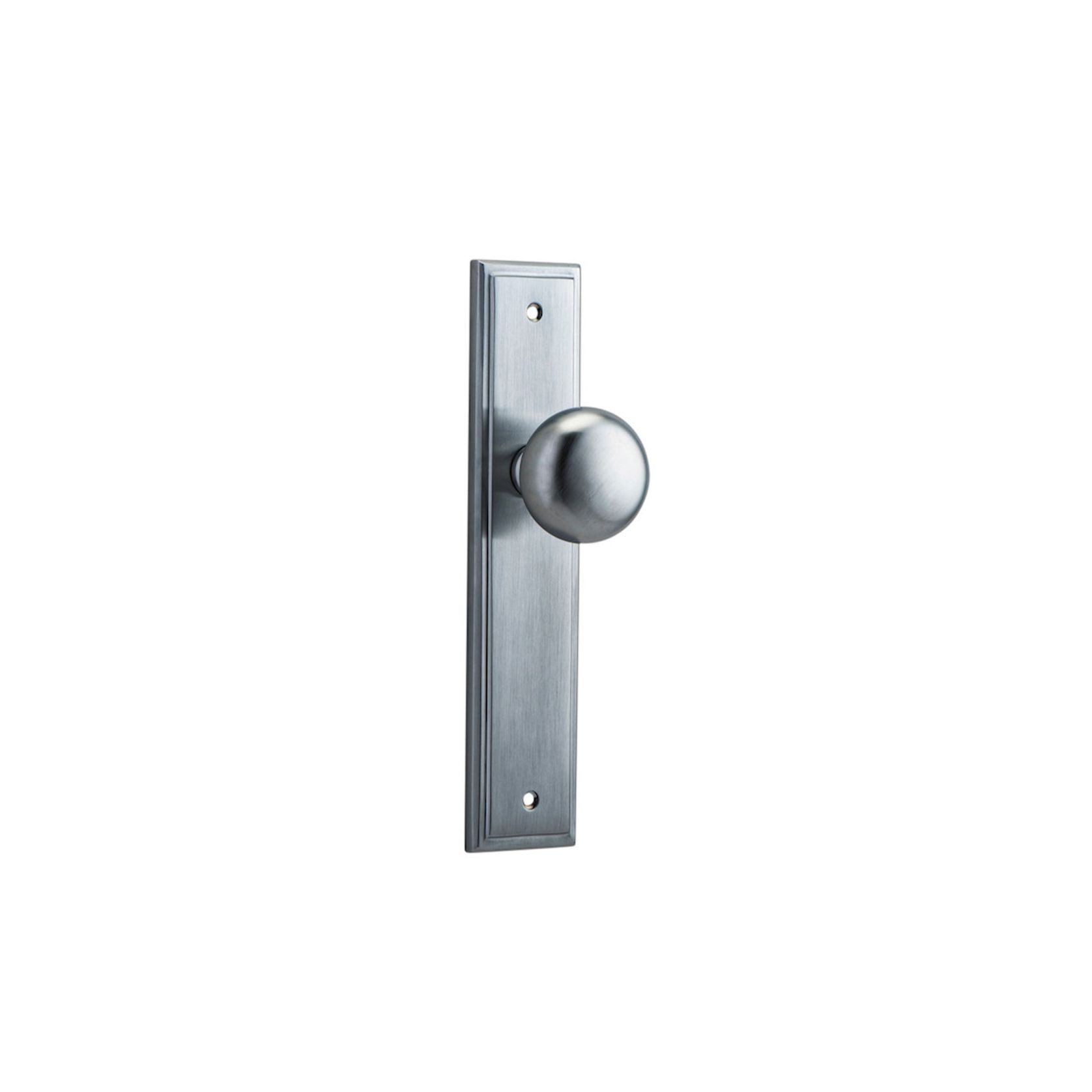 Cambridge Door Knob Stepped Backplate gallery detail image
