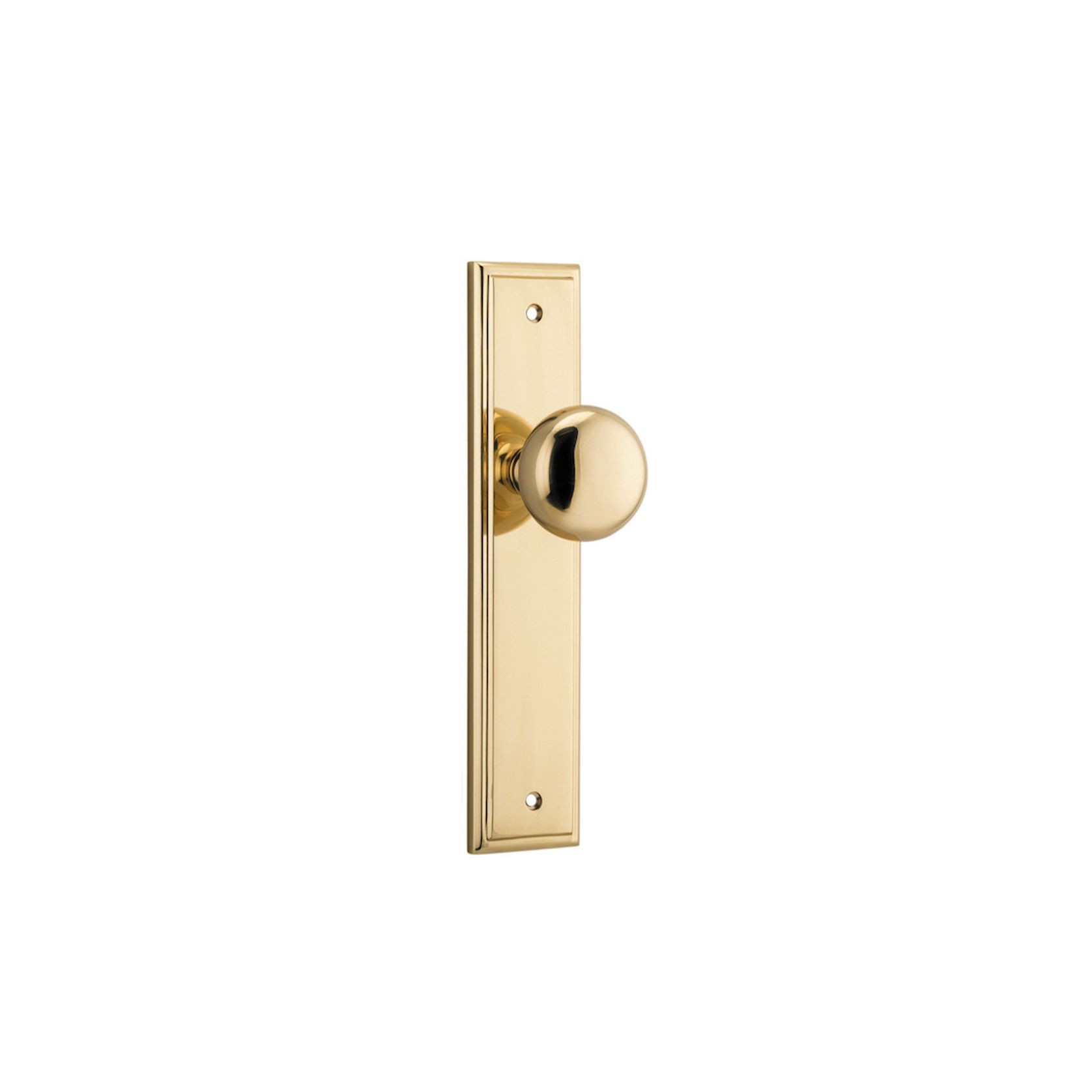 Cambridge Door Knob Stepped Backplate gallery detail image