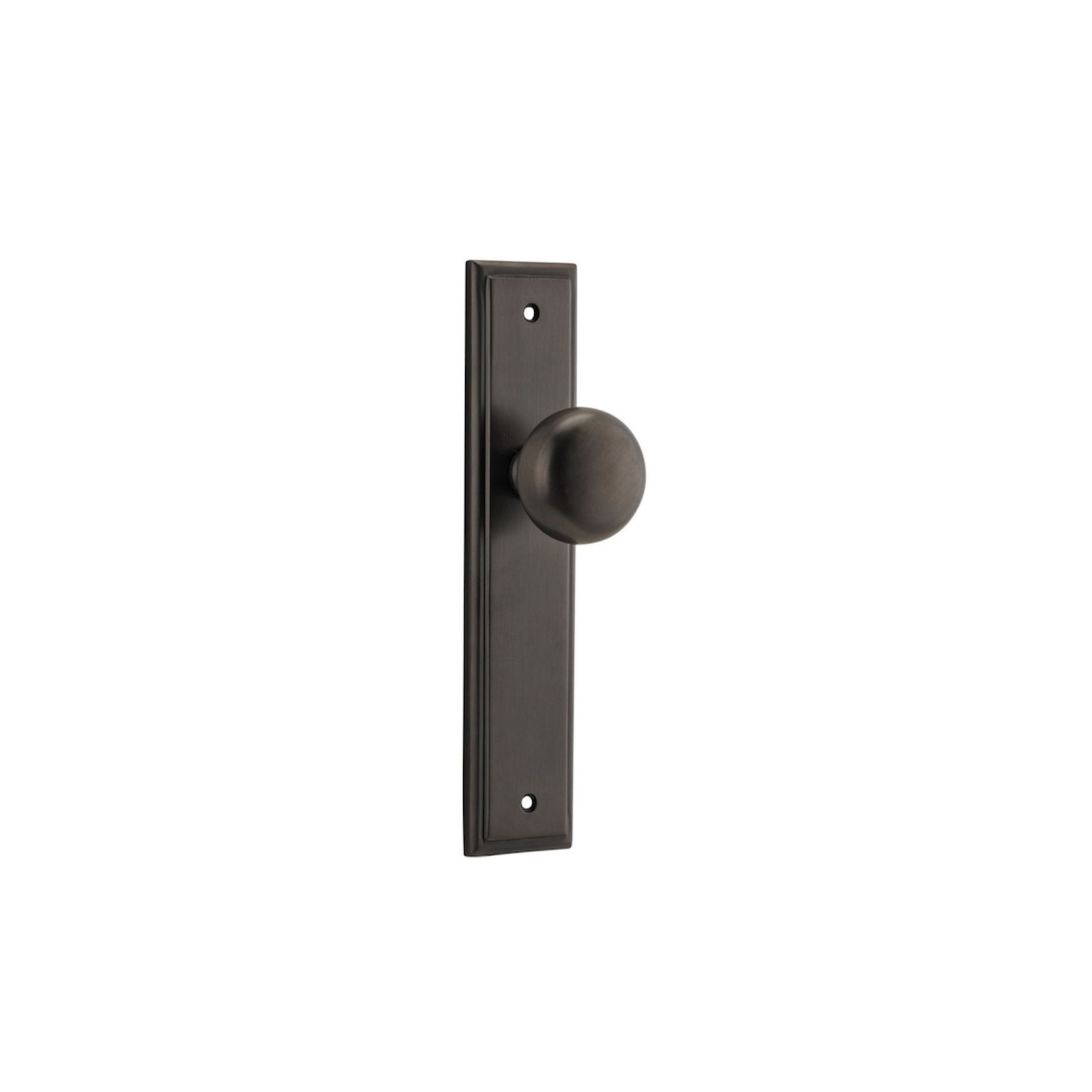Cambridge Door Knob Stepped Backplate gallery detail image