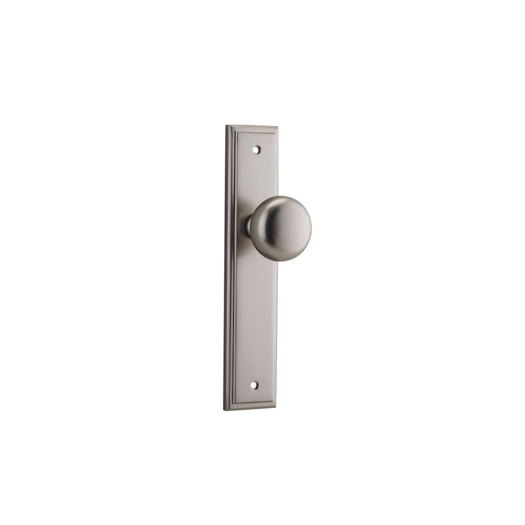 Cambridge Door Knob Stepped Backplate gallery detail image