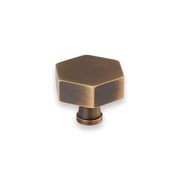 Armac Martin - Crossways Hexagonal Cabinet Knob gallery detail image