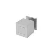 Formani SQUARE Solid Unsprung Knob on Rose gallery detail image