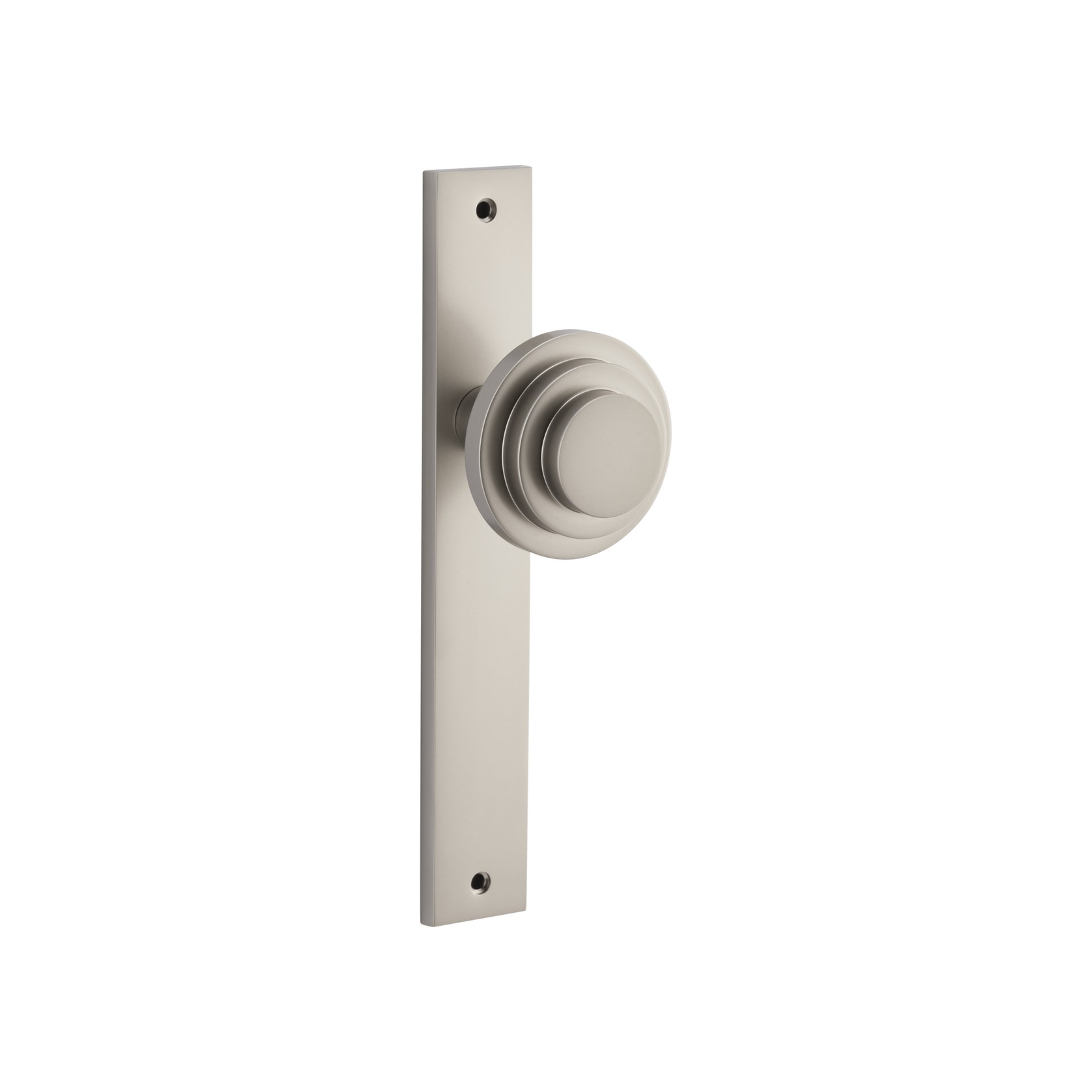 Zzzigurat Door Knob - Rectangular Backplate gallery detail image