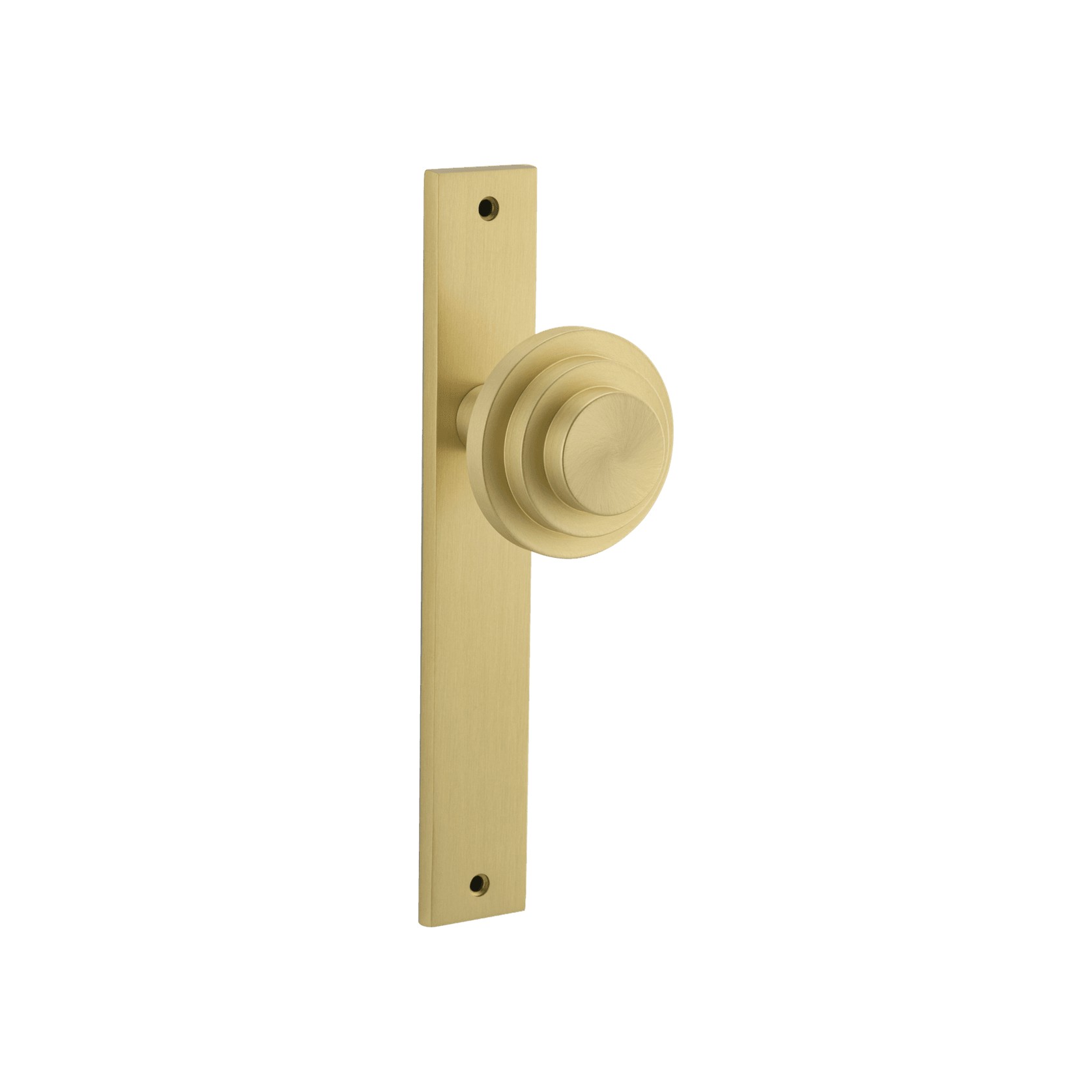 Zzzigurat Door Knob on Rectangular Backplate gallery detail image