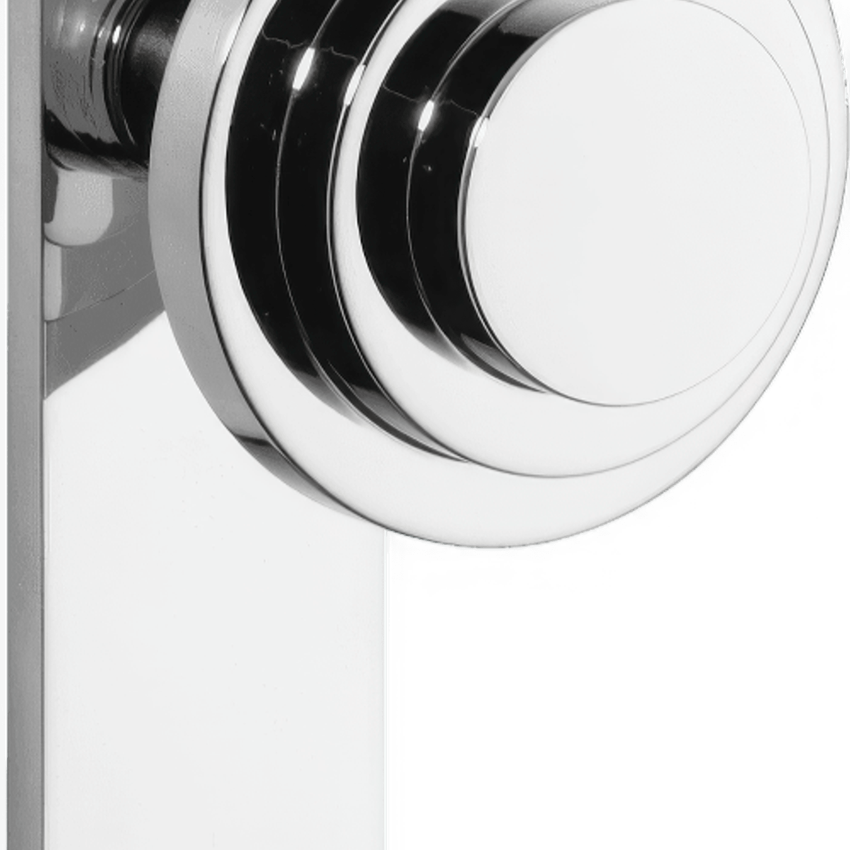 Zzzigurat Door Knob on Rectangular Backplate gallery detail image